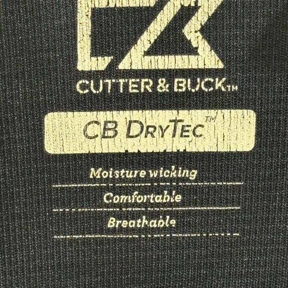 CUTTER & BUCK POLO SHIRT. NAVY BLUE. - Picture 2 of 4